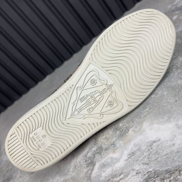 Ace GG Supreme Canvas Not Fake кросівки коричневі шкіряні 2949 фото
