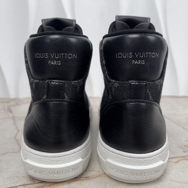 Charlie Sneakers Monogram Black Denim