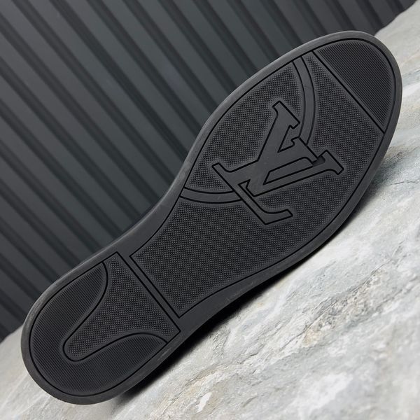 Line Up Sneakers Black Leather