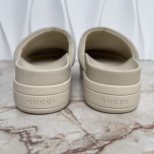 Jakarta Horsebit Clogs Perforated White Leather