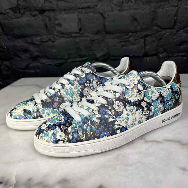 Frontrow Monogram Sneaker Flower Leather