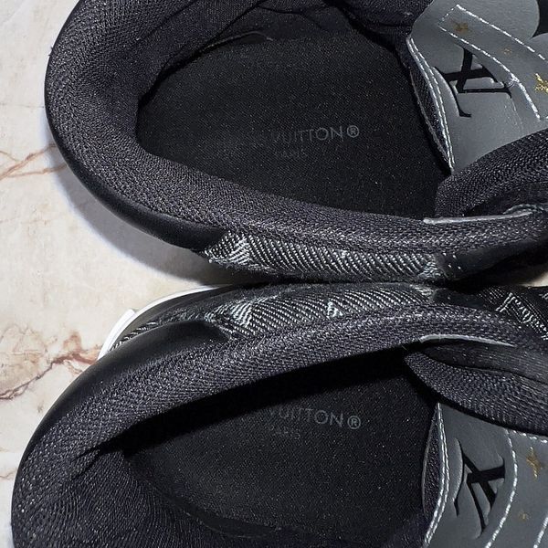 Charlie Sneakers Monogram Black Denim