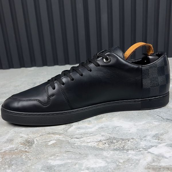 Line Up Sneakers Black Leather