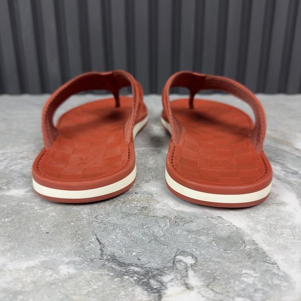 Waterfront Sandals Damier Logo Flip-Flop Rubber
