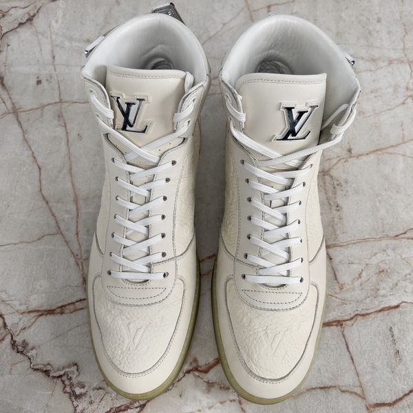 Rivoli LV Monogram Sneakers White Leather