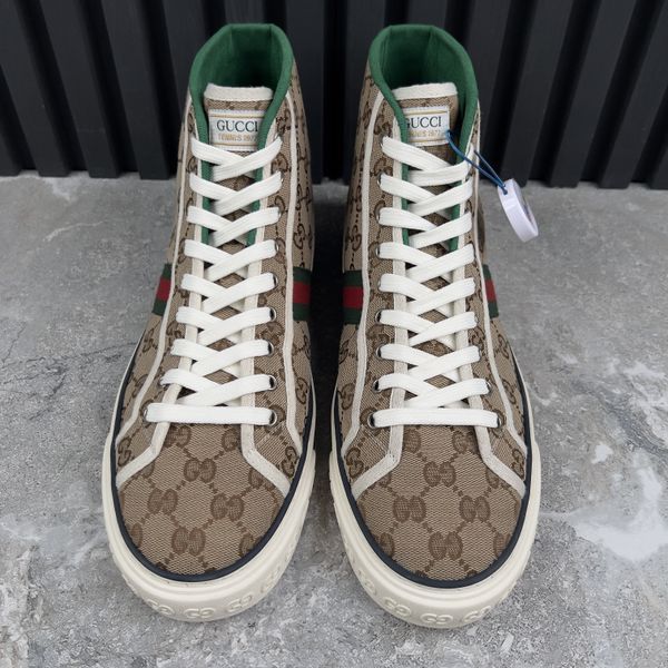 Tennis 1977 Sneakers Monogram GG Beige Canvas