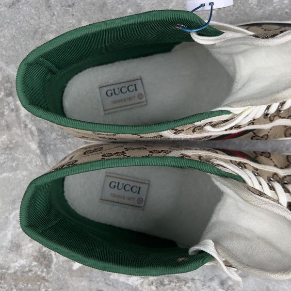 Tennis 1977 Sneakers Monogram GG Beige Canvas