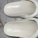 Jakarta Horsebit Clogs Perforated White Leather