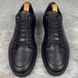 Line Up Sneakers Black Leather