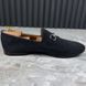 Penny Horsebit Loafers Navy Blue Suete