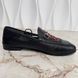 Brixton Horsebit Kingsnake Loafer Black Leather