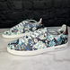 Frontrow Monogram Sneaker Flower Leather
