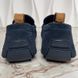 Monte Carlo Moccasin Perforated Blue Suede