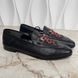 Brixton Horsebit Kingsnake Loafer Black Leather