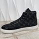Charlie Sneakers Monogram Black Denim