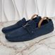 Monte Carlo Moccasin Perforated Blue Suede