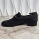 Brixtom Horsebit Web Loafers Black Leather