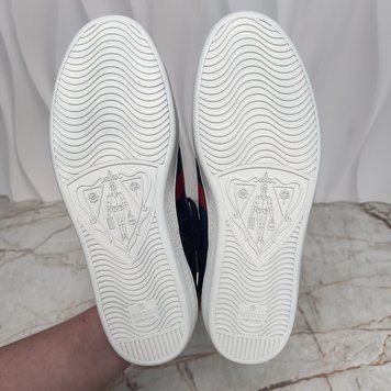 Ace Web Supreme Sneakers Gray Leather