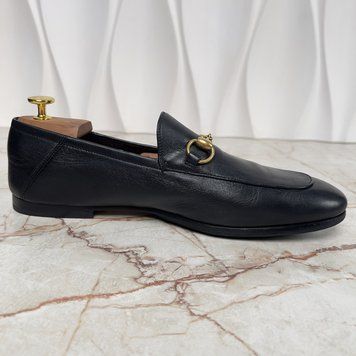 Brixton Horsebit Loafers Black Leather