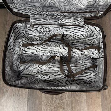 Alexander McQueen X Samsonite 65 Trolley валіза коричнева під крокодила 4030 фото