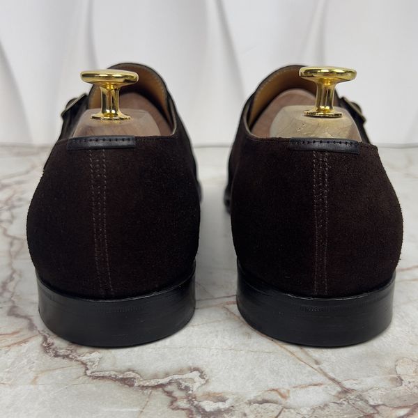 Monk Strap Brown Suede
