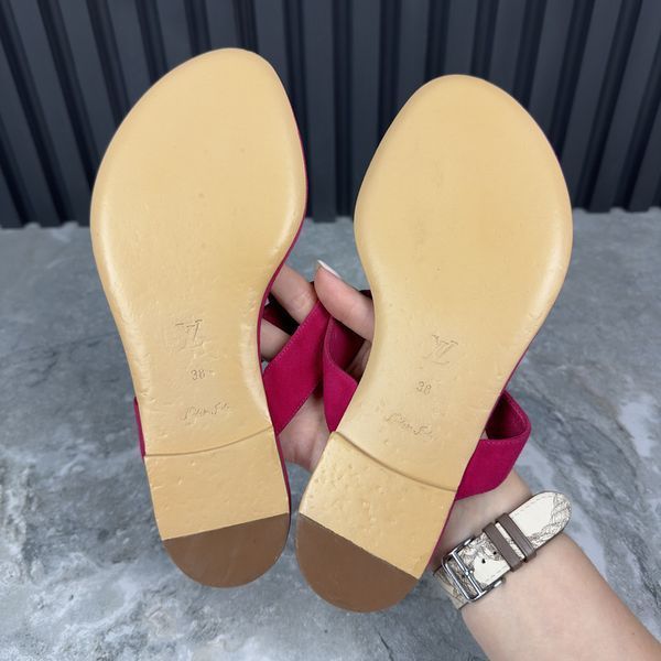 Bahiana Sandal Flat Pink Suede