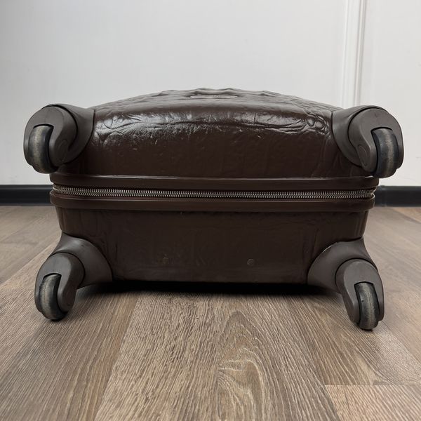 Alexander McQueen X Samsonite 65 Trolley валіза коричнева під крокодила 4030 фото