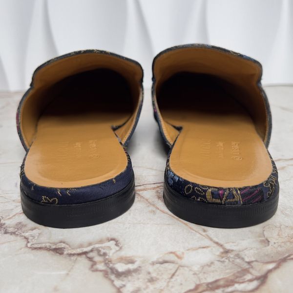 GUCCI x Disney Horsebit Princetown Mule Blue Fabric
