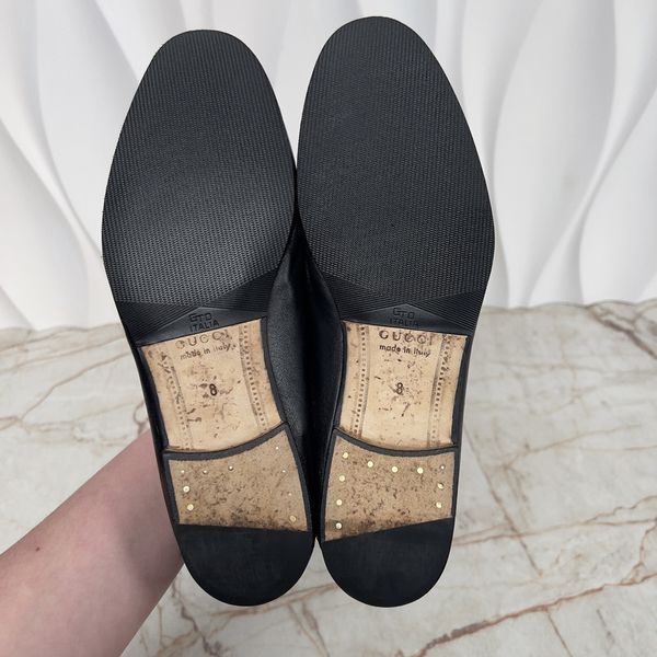 Brixton Horsebit Loafers Black Leather
