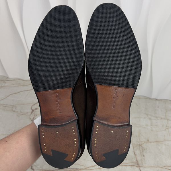 Monk Strap Brown Suede