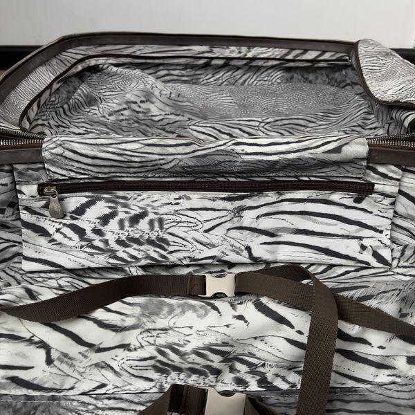 Alexander McQueen X Samsonite 65 Trolley валіза коричнева під крокодила 4030 фото