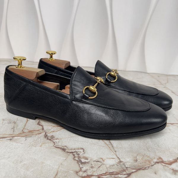 Brixton Horsebit Loafers Black Leather