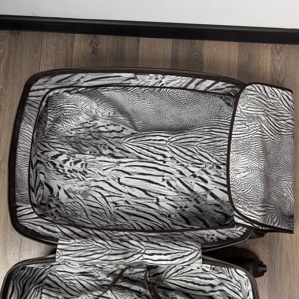 Alexander McQueen X Samsonite 65 Trolley валіза коричнева під крокодила 4030 фото
