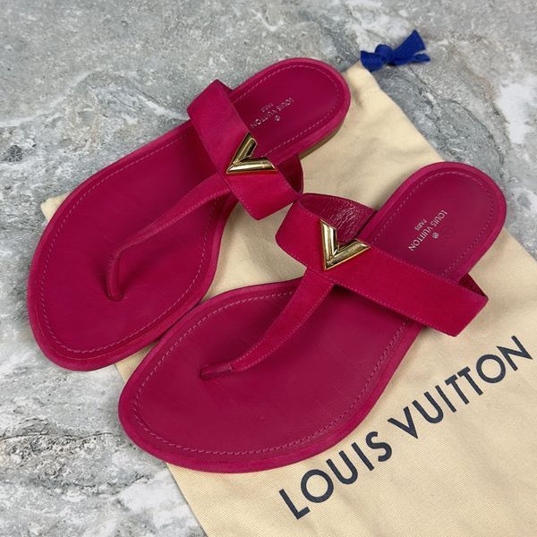 Bahiana Sandal Flat Pink Suede