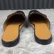 Horsebit Jordaan Mule Black Leather