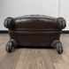 Alexander McQueen X Samsonite 65 Trolley валіза коричнева під крокодила 4030 фото 14