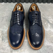 Voltaire Wingtip Derby Blue Denim Leather