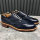 Voltaire Wingtip Derby Blue Denim Leather