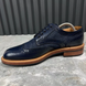 Voltaire Wingtip Derby Blue Denim Leather