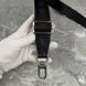 Studio Onyx Damier Infini сумка месенджер чорна шкіряна 3938 фото 13