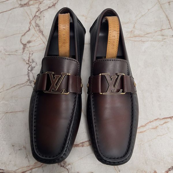 Monte Carlo Moccasin Brown Patina Leather