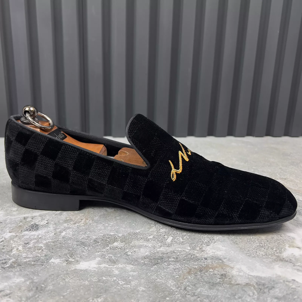 Auteuil Loafers Damier Black Velour