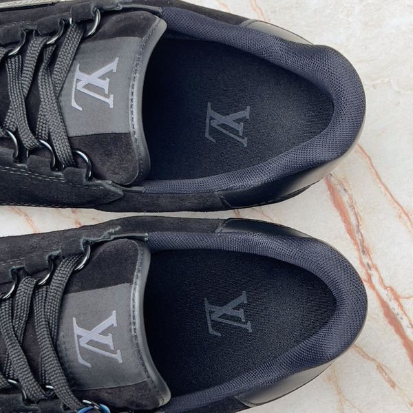 Trainer LV Sneaker Monogram Black Suede