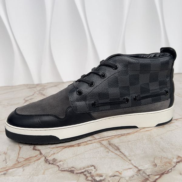 Damier Graphite Sneaker Gray Suede