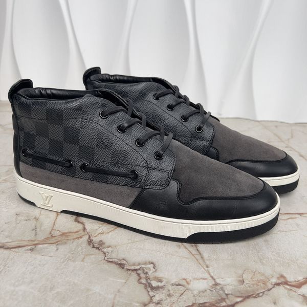 Damier Graphite Sneaker Gray Suede
