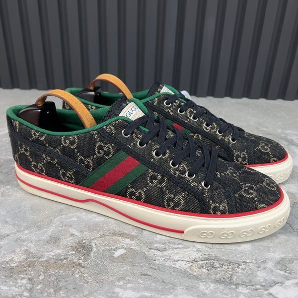 Tennis 1977 GG Sneakers Blue Denim