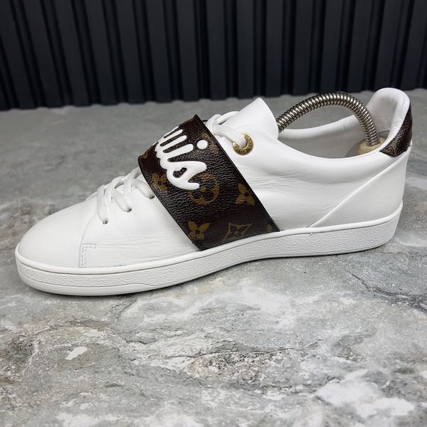 Frontrow Sneakers Monograma Canvas White Leather