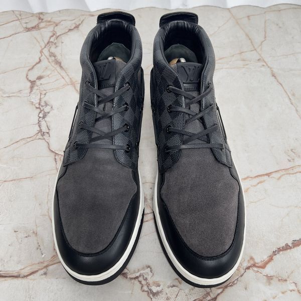 Damier Graphite Sneaker Gray Suede