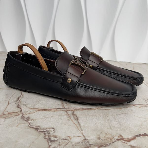 Monte Carlo Moccasin Brown Patina Leather