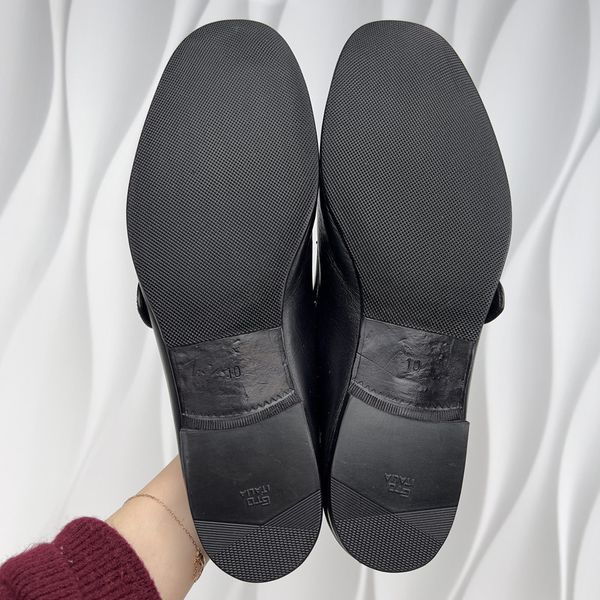 Donnie Double G Web Loafers Black Leather